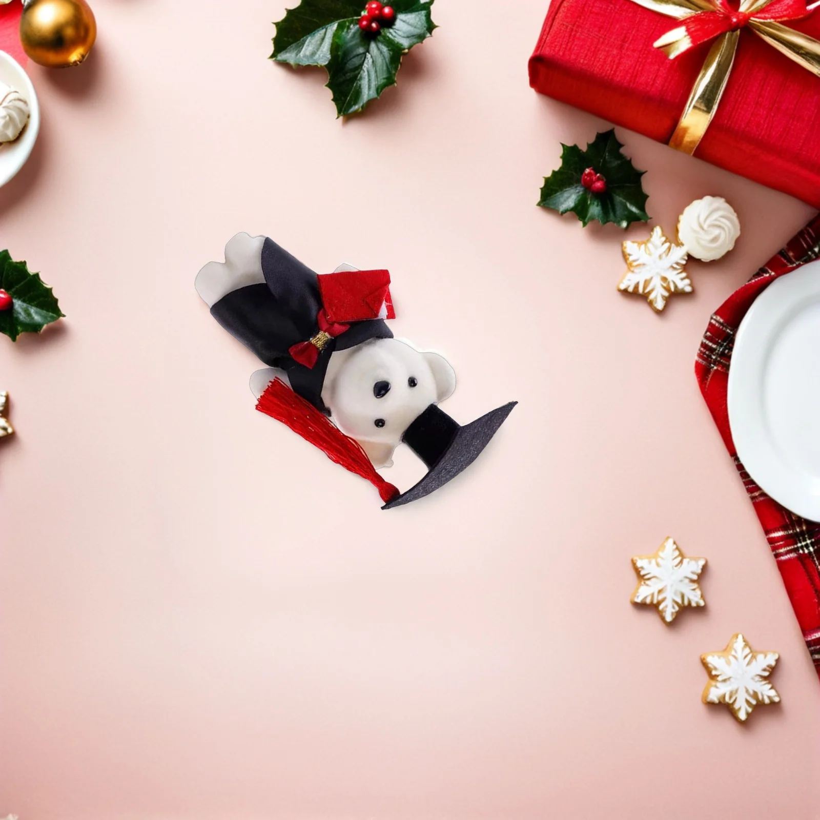 

10Pcs Mini Graduation Bear Stuffed Animal Bouquet Soft Flower Grad Cap Decoration Party Favors Keepsake Gifts College High