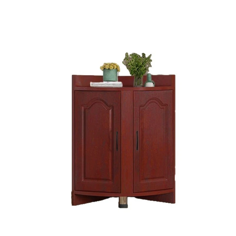 Corner Cabinet Simple Low Triangle Cabinet Living Room Home Storage Locker Corner Shelf