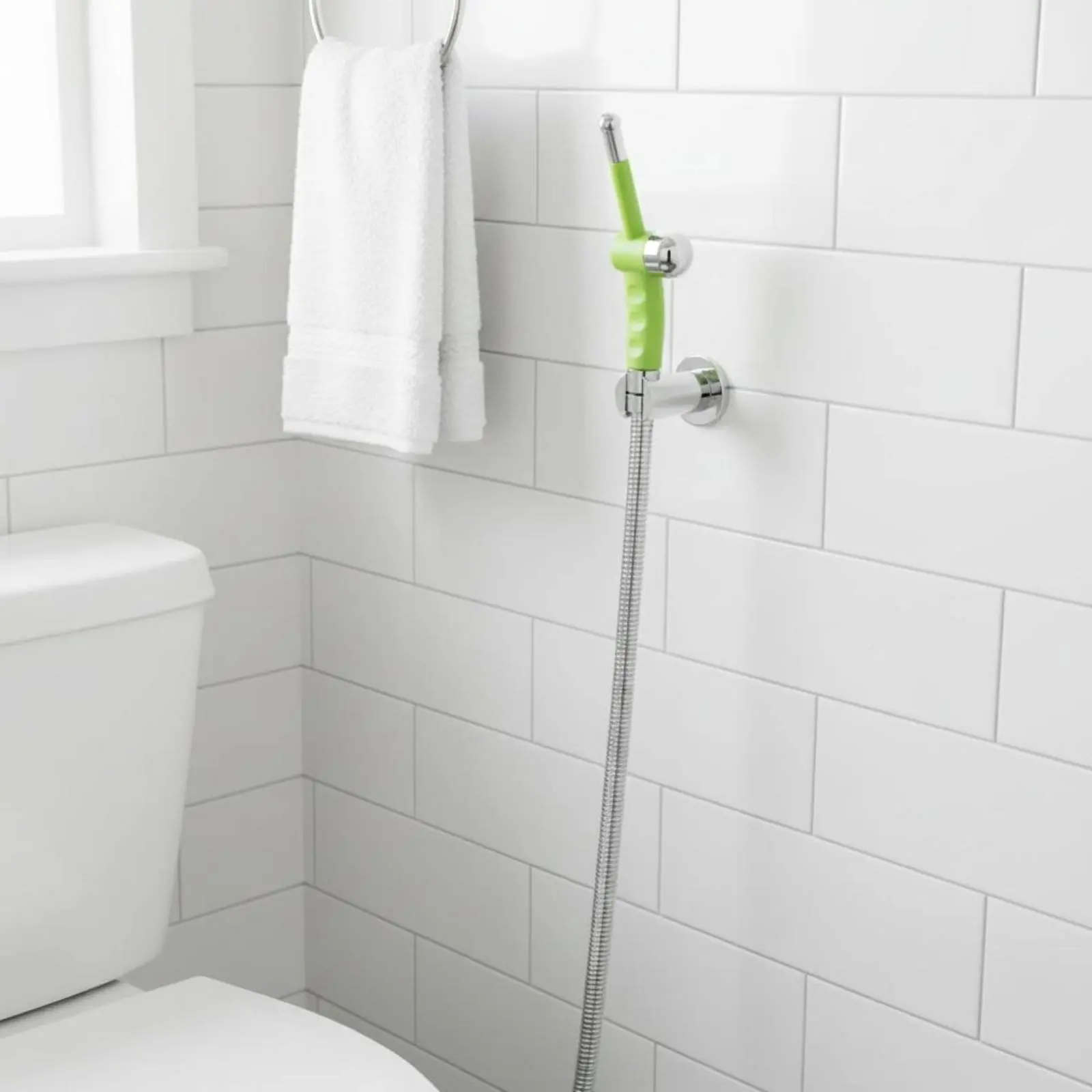 

Female Wash Sprayer Easy to Install Toilet Bidet Sprayer Bathroom Fixture Adjustable Flow for Women