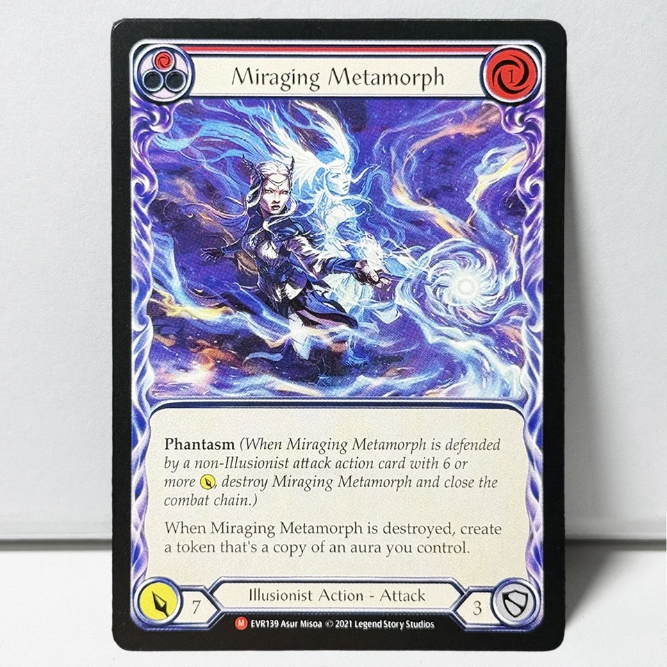 Flesh and Blood FAB Regular Proxy TCG Game Card Glint the