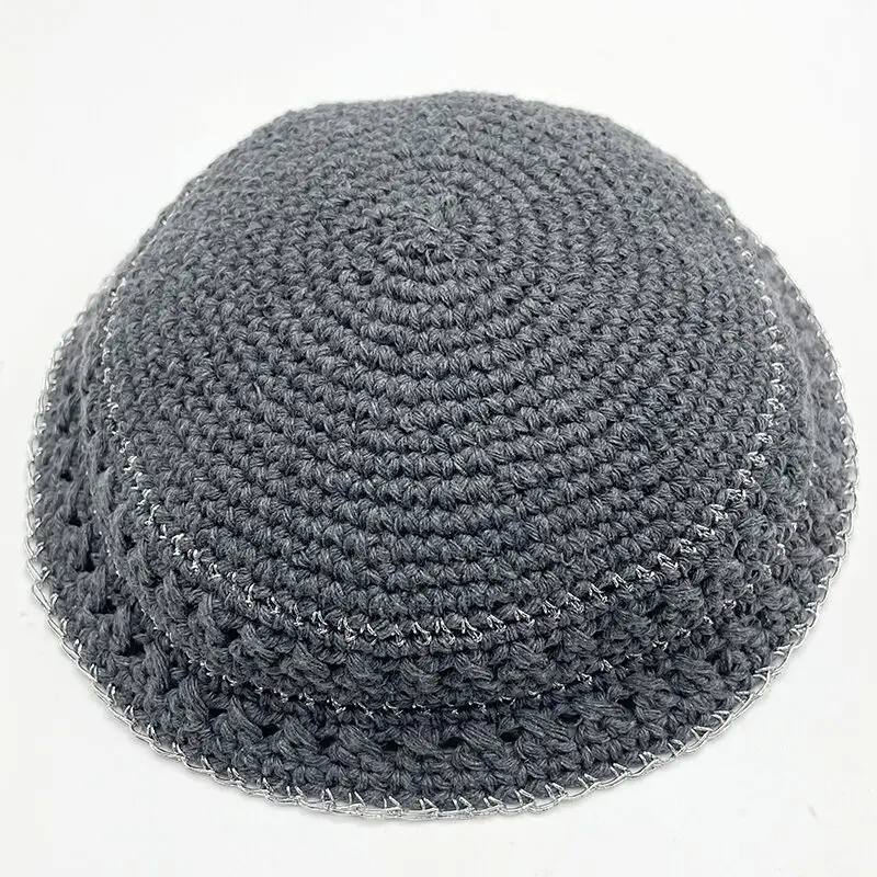 اليهودية 20 سنتيمتر كيباه اليدوية محبوك ياماكا قبعة للرجال كيبا يارمولكي يهوديكا أفضل الهدايا