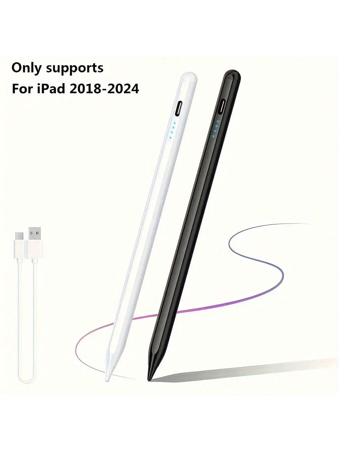 

Compatible with Apple Pencil Power Display Palm Rejection iPad Pencil Stylus Pen Compatible with iPad Accessories 2022 2021 2020