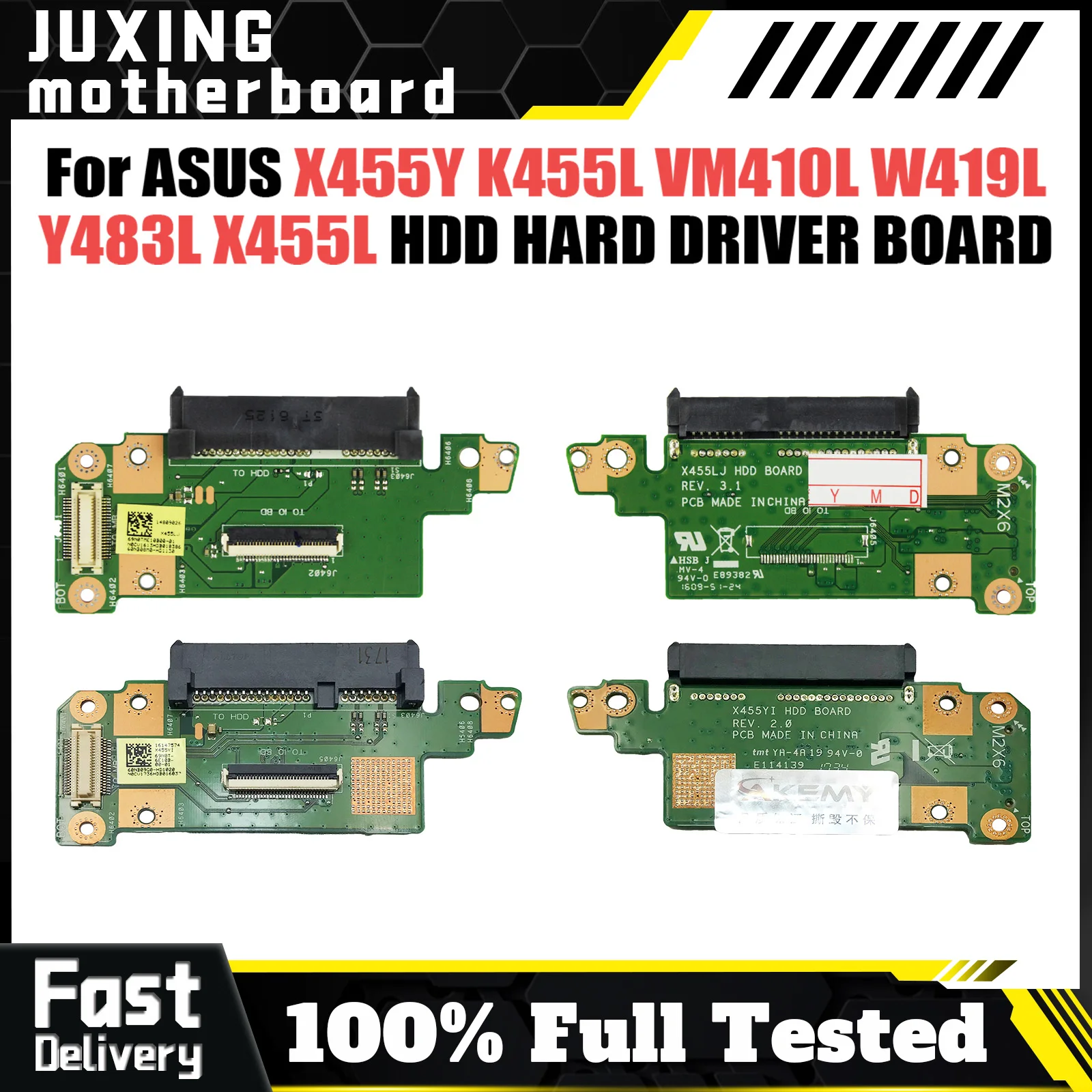 For ASUS X455Y K455L VM410L W419L Y483L X455L X455LJ X455LD X455LF X455WE HDD HARD DRIVER BOARD 100% Tested Fast Ship