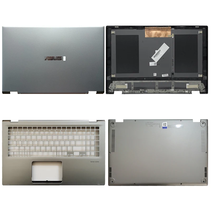 

15.6 new for asus zenbook flip 15 ux562 ux562fa ux562fd ux562fdx series laptop lcd back cover a silver cover