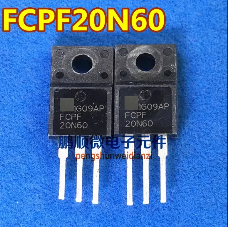 AMSS {5/10PCS}USED FCPF20N60 20N60C3 FQPF20N60 Original word disassembly  charger commonly used field effect TO-220 600V 20A