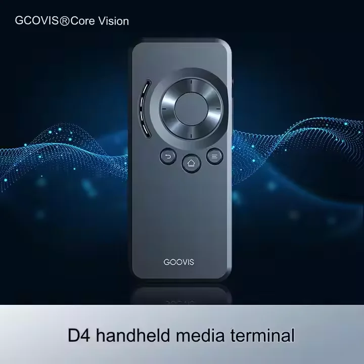 Para goovis d4 jogador multimídia portátil 4k saída cabeça-montado caixa de controle de exibição ar vr xr óculos inteligentes universal typpec
