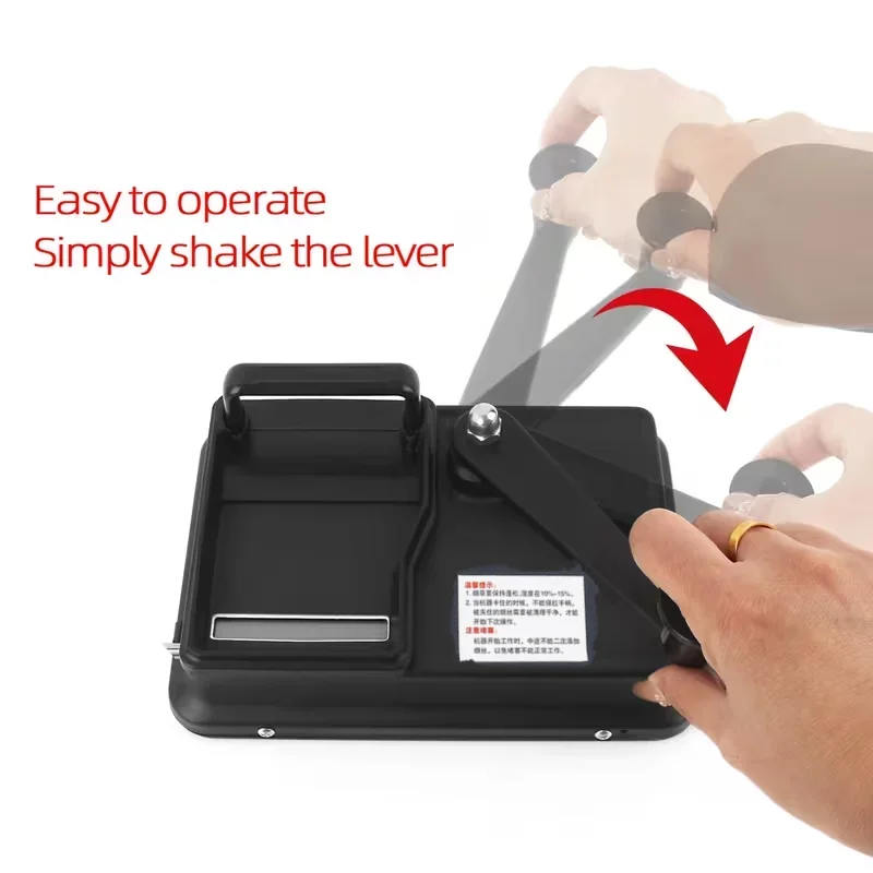 New Black 5.5/6.5/8mm tube double rail cigarette rolling machine aluminum alloy smoking tools hand cigarette rolling machine