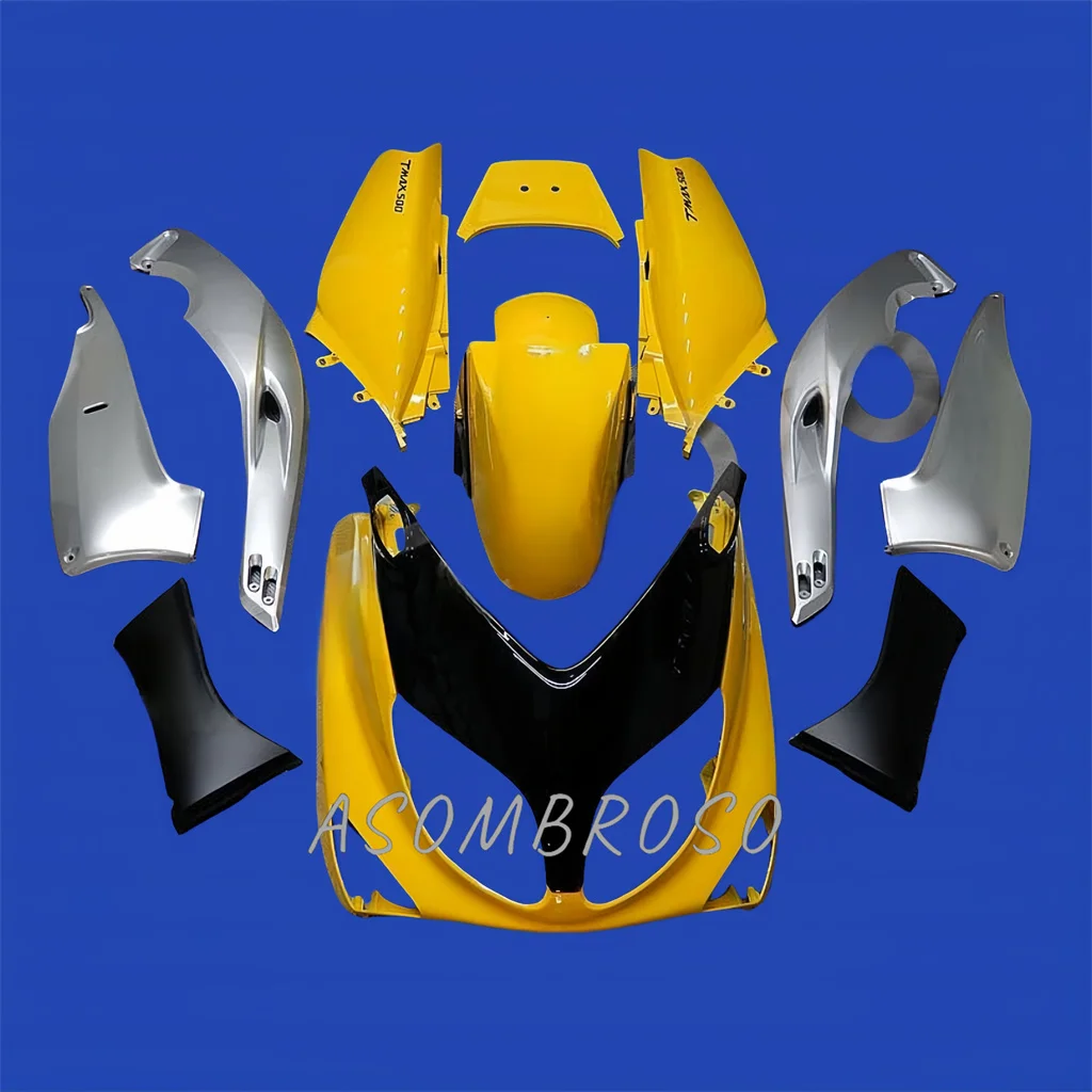 For YAMAHA TMAX500 2001 2002 2002 2003 2004 2005 2006 2007 01-07 TMAX 500 Plastics Set Covers Motorcycle Fairing Kit Free Custom