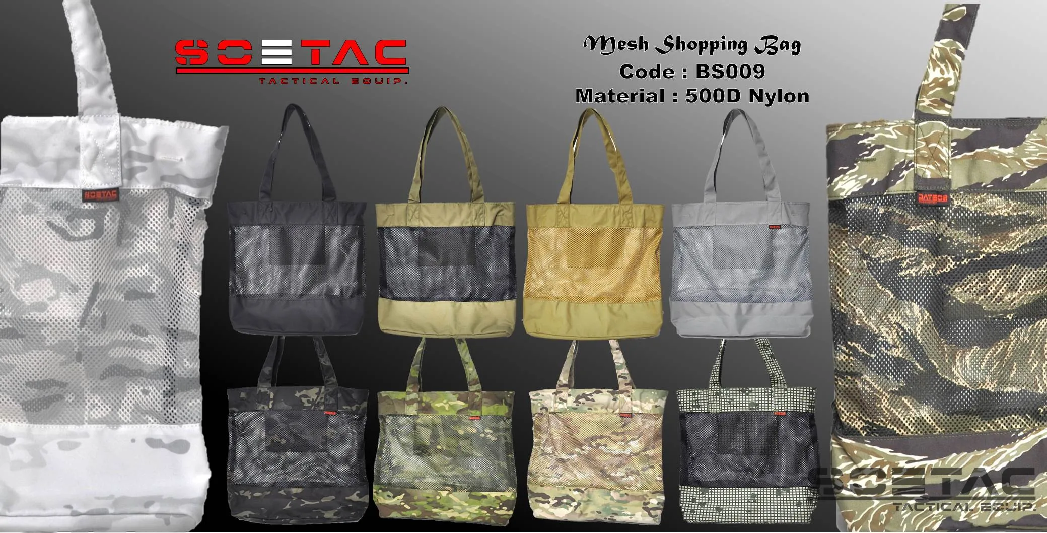 

SOETAC 500D Nylon Zipper Canvas Shoulder Bag Casual Large Capacity Shopping Handbag Harajuku Fashion Tote Bag For School