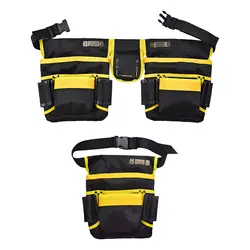 Tool Belt Professional Multipurpose Durable Dad Gift Tool Bag Work Apron for Carpenter Construction Woodworker Plumber Handyman