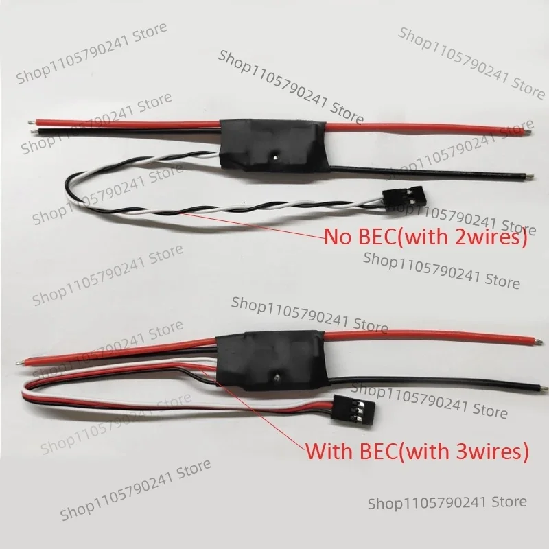 1PC 5A-30A One Way DC Brushed ESC 12V 24V Speed Controller 2-6S Lipo Parts for RC Micro Drone FPV Aircraft