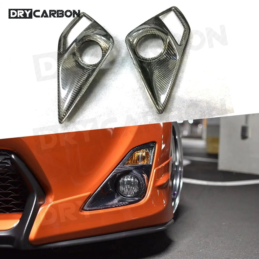 

2Pcs/Set Carbon Fiber & FRP Front Bumper Fog Lamp Cover Vent Decration for Toyota GT86 2012-2015 Car Styling