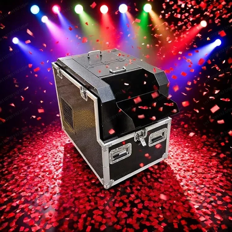 Powerful Electric Confetti Machine Non CO2 Confetti Blower Colored Paper Blower Cannon Machine for Wedding Disco Concert