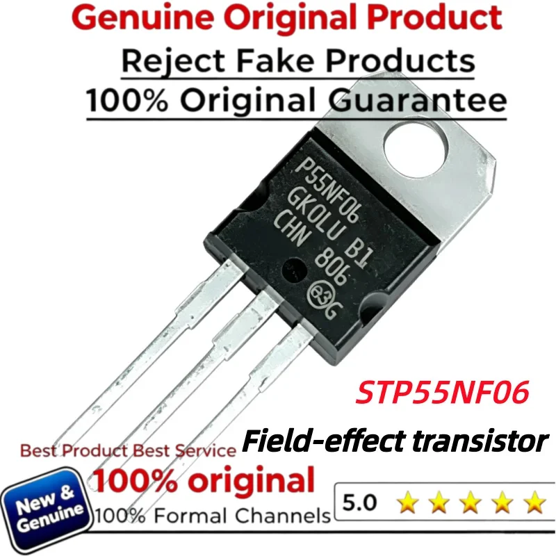 10-20-50pcs 100% New Imported Original P55NF06 STP55NF06 MOS FET 60V 50A TO-220