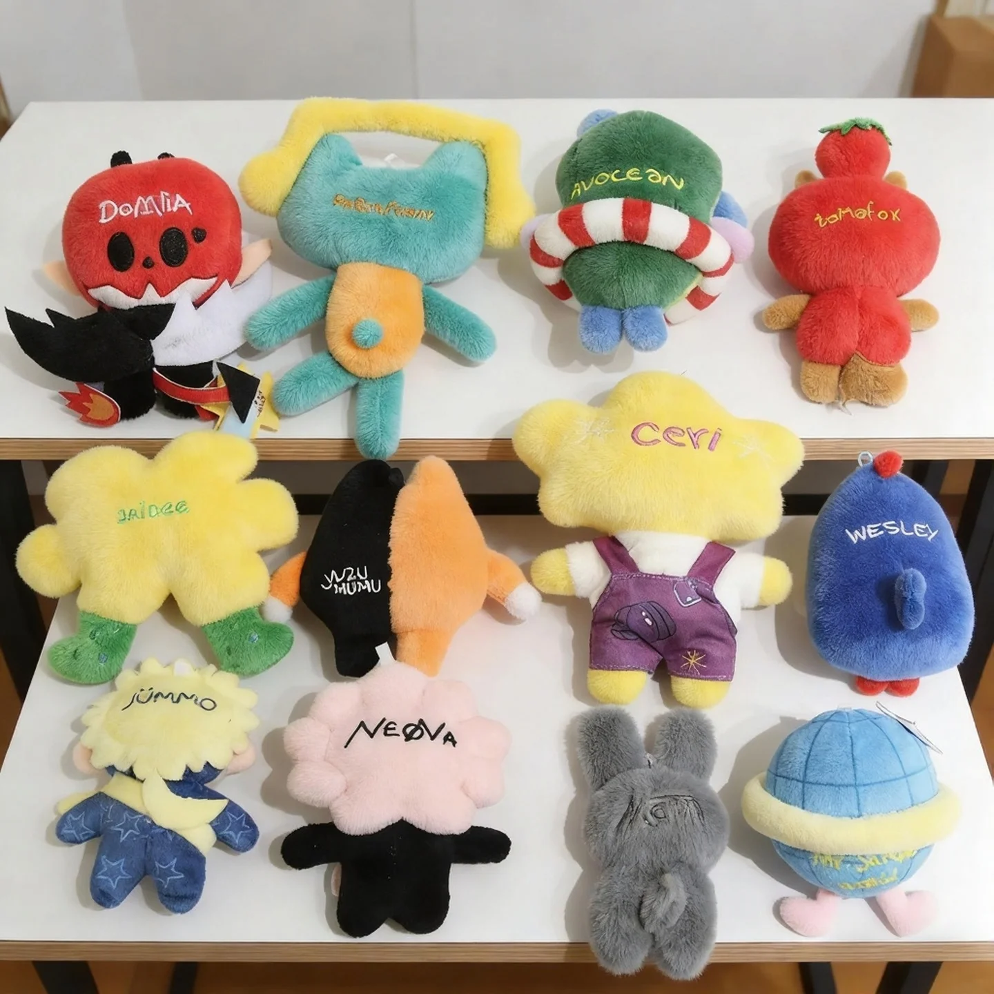 Thailand GMMTV CP Plush Keychain Cartoon Cute Filling PP Cotton Pendant JAIDEE BABII WIN ForceBook AouBoom Fans Birthday Gift image 2