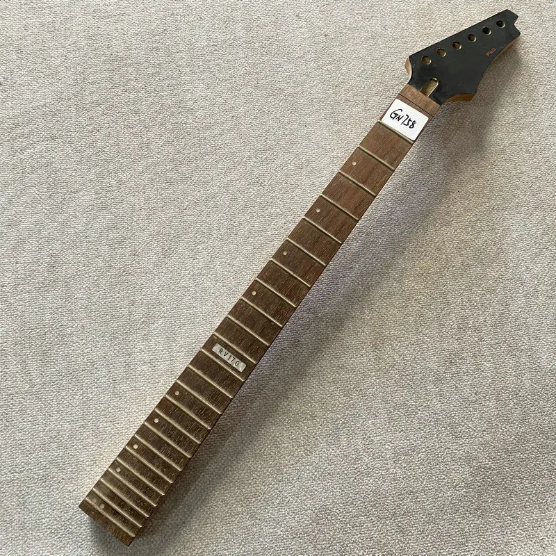 GN758 Stock Items Custom Order Unfinished Floyd Rose Electric Guitar Neck 24 Frets Maple with Rosewood Damaged Dirty for DIY