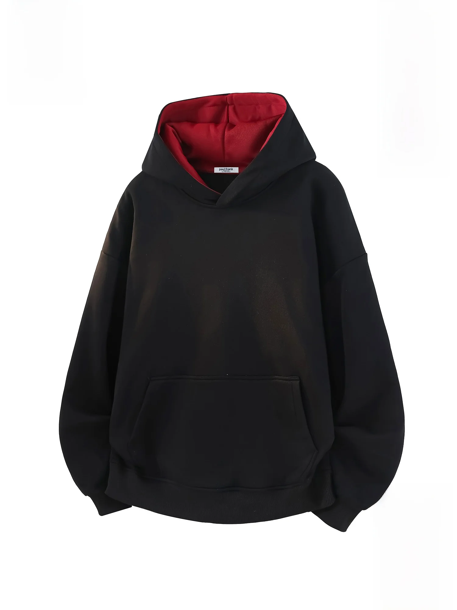 

PaulFrank Thiened Fce Hoodie Men's Casual Sweatirt Warm Comfortable Winter Streetwear Long Sve Youth Polyester Cotton