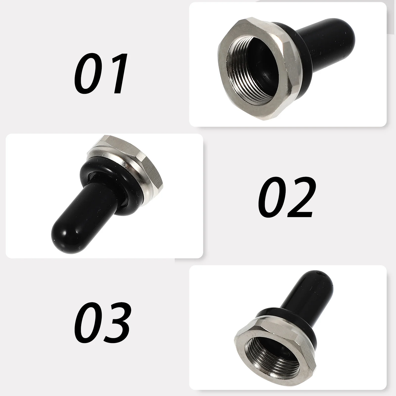 

5Pcs Waterproof Toggle Switch Covers High Protection Caps for Home Office Use Safety Guard Covers