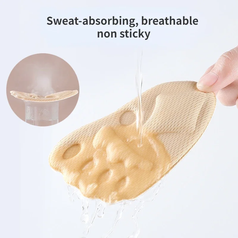 1Pair High Heel Forefoot Pad for Massaging Toe Pad Shoes Insert Half Insoles Plantar Fasciitis Pain Relief Comfortable Foot Care