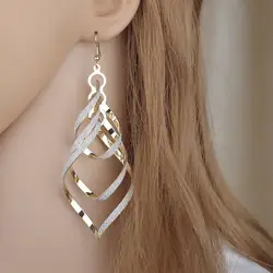 Earrings Multi-layer Exquisite Alloy Hook Earrings Jewelry Gift for Party