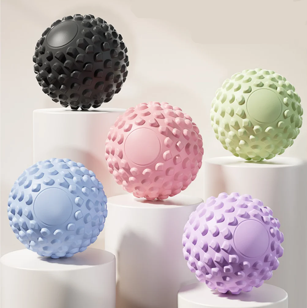 

1pcs Raised Point Massage Ball Cuscle Relaxation Exercise Ball Fascia Ball Plantar Muscle Relaxation Ball Acupressure Ball