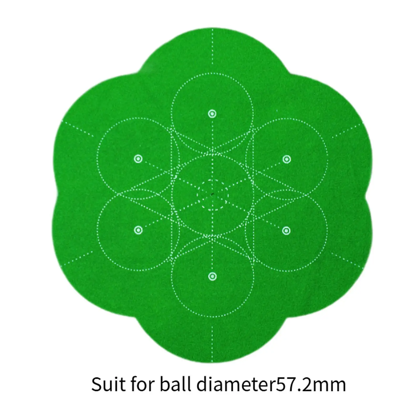 ملصق ممارسة البلياردو يهدف إلى نقطة مركزية، ملصق ممارسة متعدد الوظائف محمول لتدريب ثمانية كرات