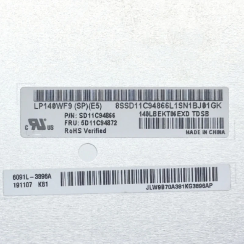 LP140WF9 SPE5 1920×1080 Laptop LCD screen 14.0inch