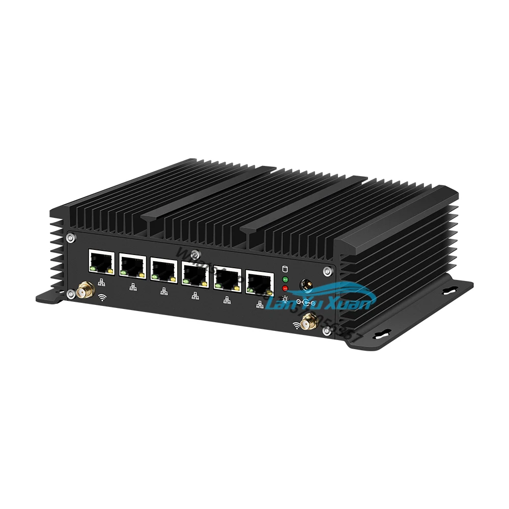 XCY-Mini PC P95.ense 6 LAN, 3865U, 2955U, i5, 4200U, i7, 4500U, Pare-feu, Sans Explosion, Serveur, Routeur Souple, COM, 4 x USB