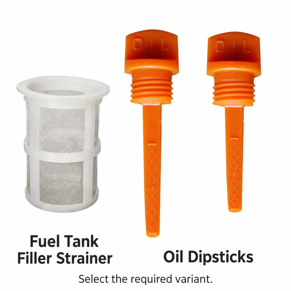Oil Dipstick Fuel Tank Filler Neck Filter Strainer for 173 178 186 192 Diesel Engine Generator Tiller Cultivator Replacement Par