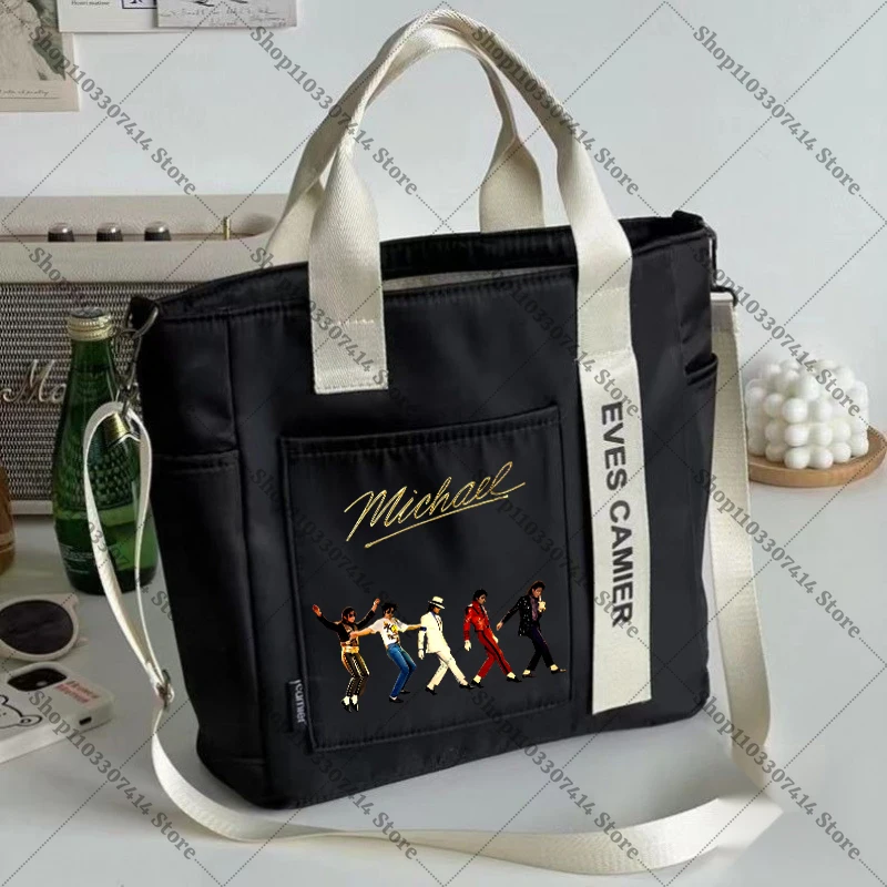 Women Fashion Tote Bag Accessories King of Pop MJ Casual Handbags for Women Michael Jackson Creative Storage Pouch Fan Gift 2026 view 5
