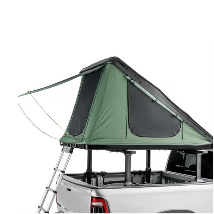 

High Quality 3000D Waterproof Canvas Camping Car RV Rooftop Tents for 2-3 Person Hard Shell Car Roof Tent