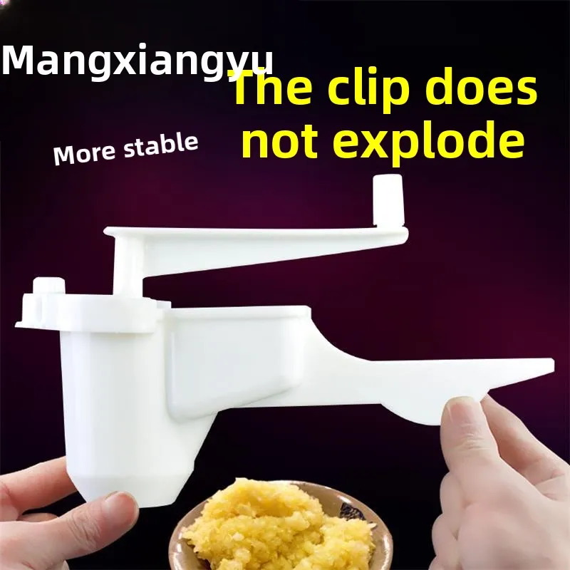 

Manual Plastic Garlic Chopper Home Use Hand Crank Ginger Garlic Head inder Paste er Kitchen Tool Easy to Clean Durable