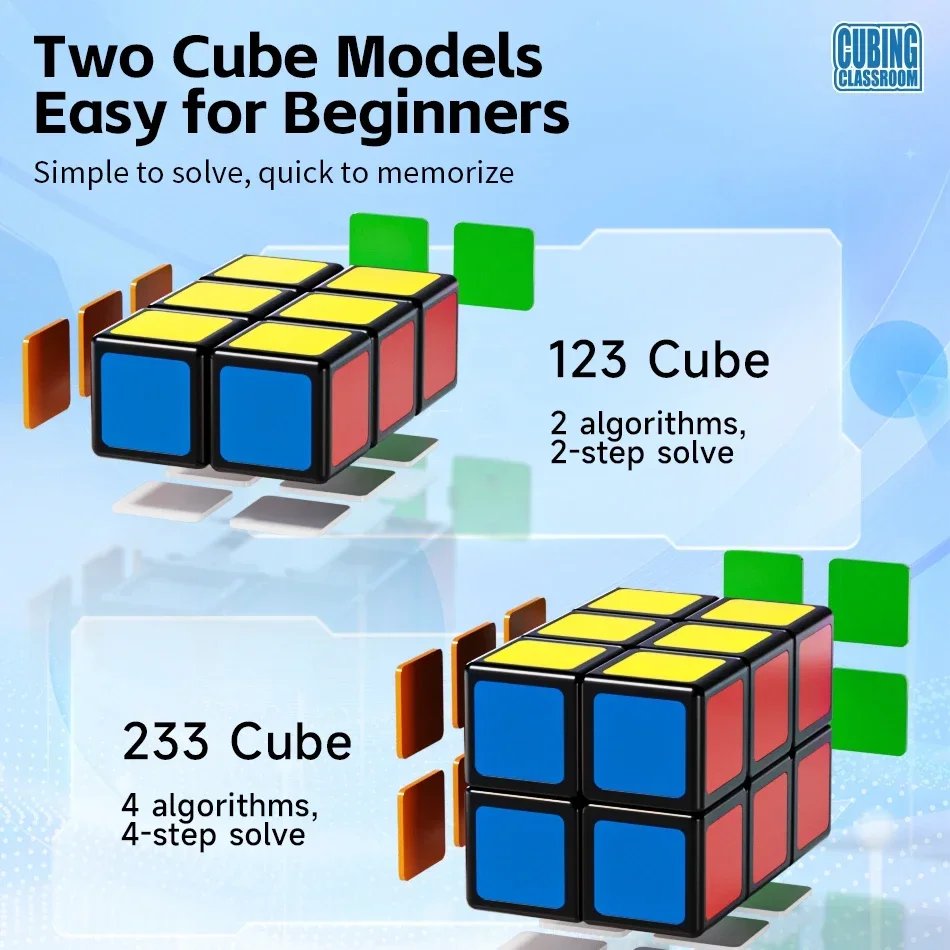 [CubeFun] MOYU 1x2x3 2x2x3 Cube magique de vitesse 123 223 Cubes Puzzle jouets éducatifs jouets cadeaux pour enfants