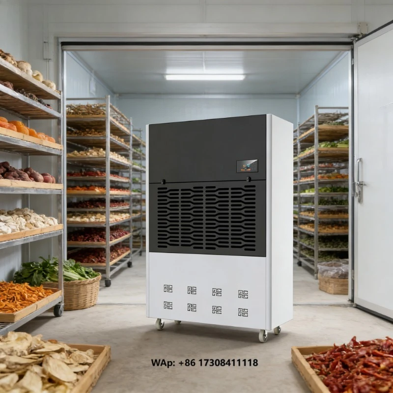 WETWELLS New Hot Selling Electric Multi-Use Commercial Industrial Dehumidifier for Drying Fruits Vegetables 480L/D 1 Year