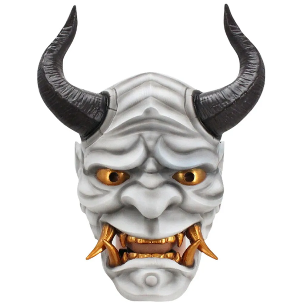 

Halloween Devil Mask Japan Monster Kabuki Samurai Scary Face Mask
