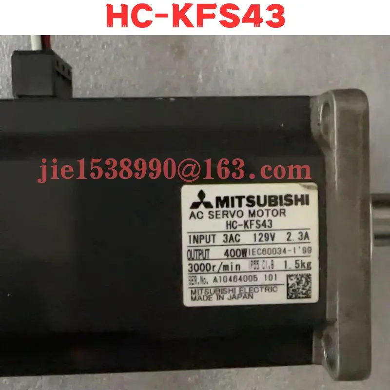 Used Servo motor HC-KFS43 Normal Function Tested OK