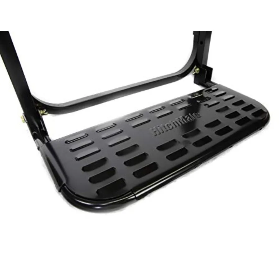 บันไดยาง Hitchmate สำหรับรถพ่วง: ดีไซน์อะลูมิเนียมทนทานพร้อมพื้นผิวกันลื่นและติดตั้งง่าย เหมาะสำหรับการใช้งานนอกสถานที่