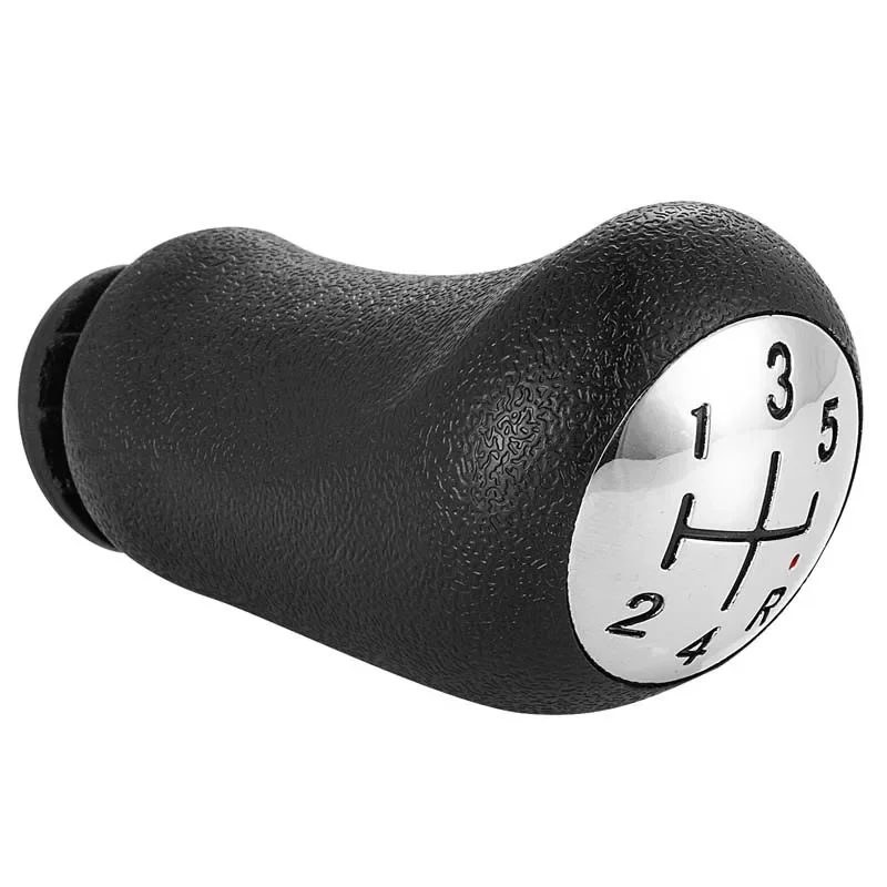 5 Speed Gear Shift Knob Stick Head Universal Car Gear Shift Lever Handle Clio 3 Laguna 2 Dust-Proof Cover Black gear lever knobs