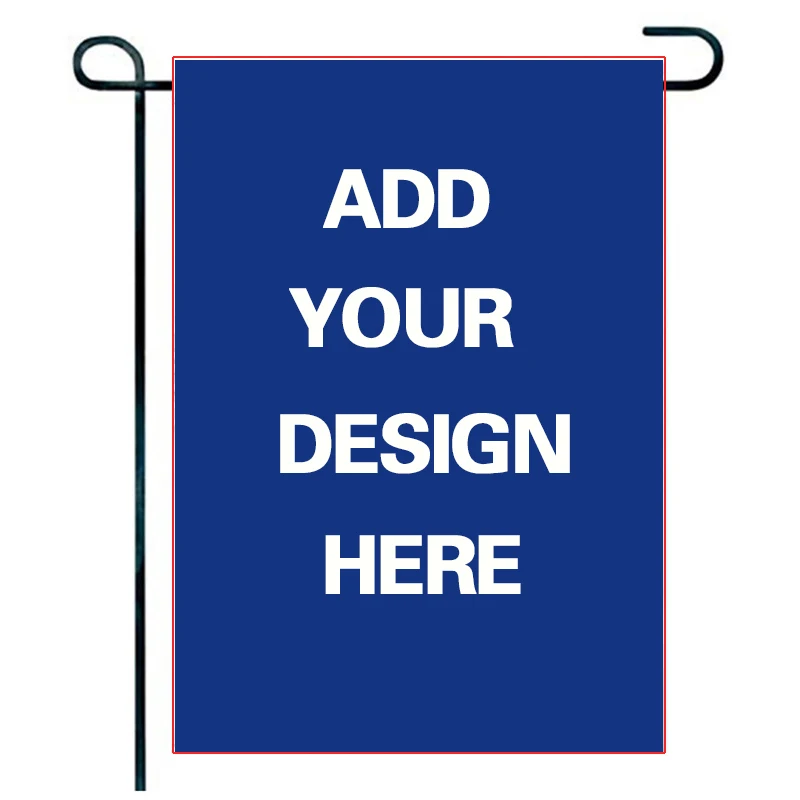 

Eoodlove custom personalized outdoor garden flag double-sided polyester fabric (without flagpole)