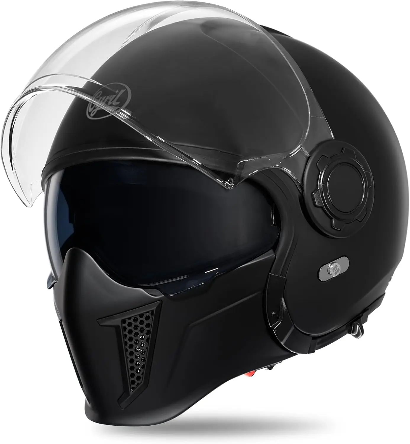 

XL Modular Motorcycle Helmet with Double Visors, DOT Approved Motorcycle Helmets, Full Face Motocross Helmet for Adults Mens, Wo