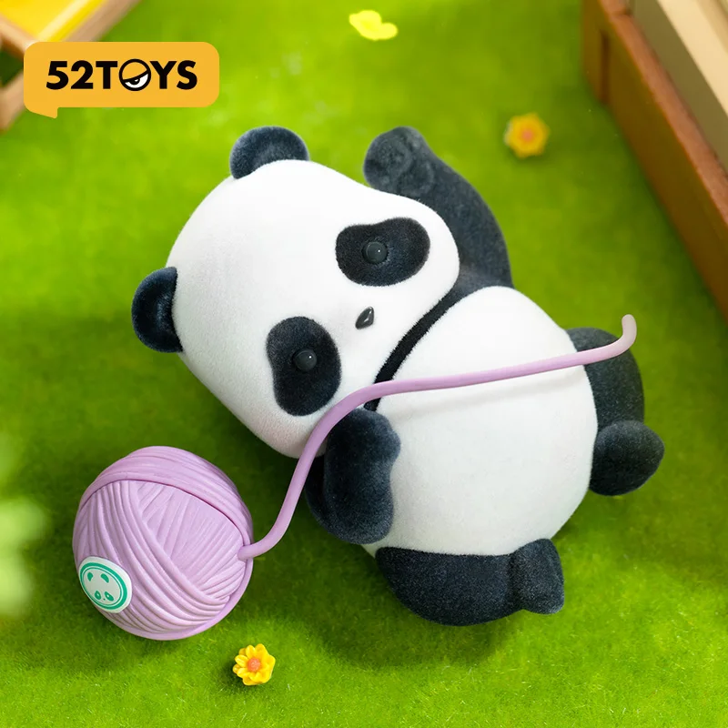 

Подлинная 52 игрушки Panda Roll Fat Panda Baby также кошка серии слепая коробка фигурка модная игрушка орнамент комната настольный декор день рождения