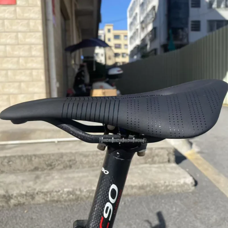 Sanmarco T800 Carbon-Sattel, Super Weicher Rennradsattel, MTB-Fahrradzubehör, Komfortabler Sitz zum Radfahren – Detail 5