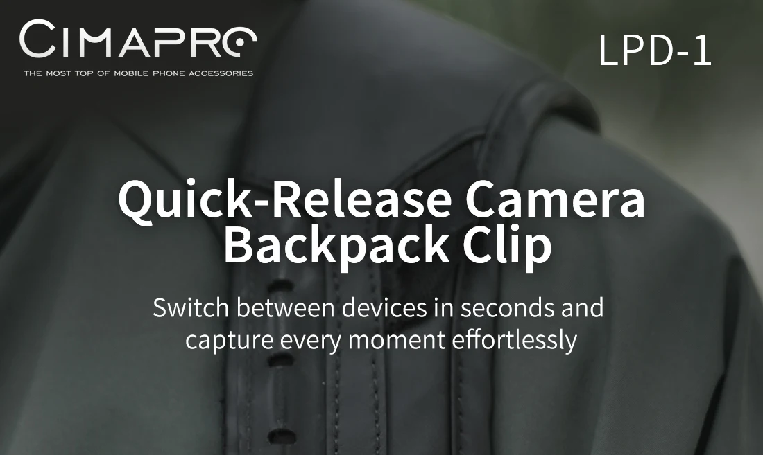 XILETU Cimapro Rucksack-Kamera-Clip, universelle Arca Swiss Schnellwechselplatte für DSLR, Sony, Nikon, Kamera, problemlos – Detail 1