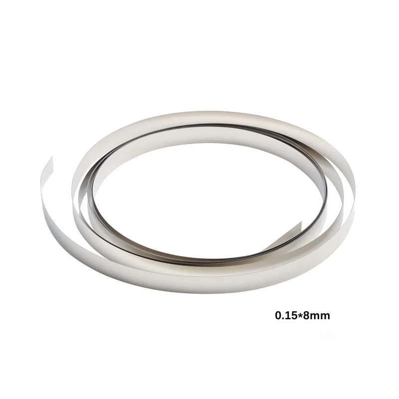 10M 18650 Li-ion Battery Nickel Sheet Plate 8mm 0.1/0.12/0.15 Nickel Strip Tape Connector Spot Welding Machine Battery Welders