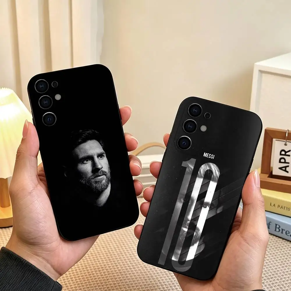 F-Football legend Lionel Messi Phone Case For Samsung S26,S25,S24,S23,S22,S21,S30,Ultra,Plus,Fe,Lite,Note,10,Black Cover Gift
