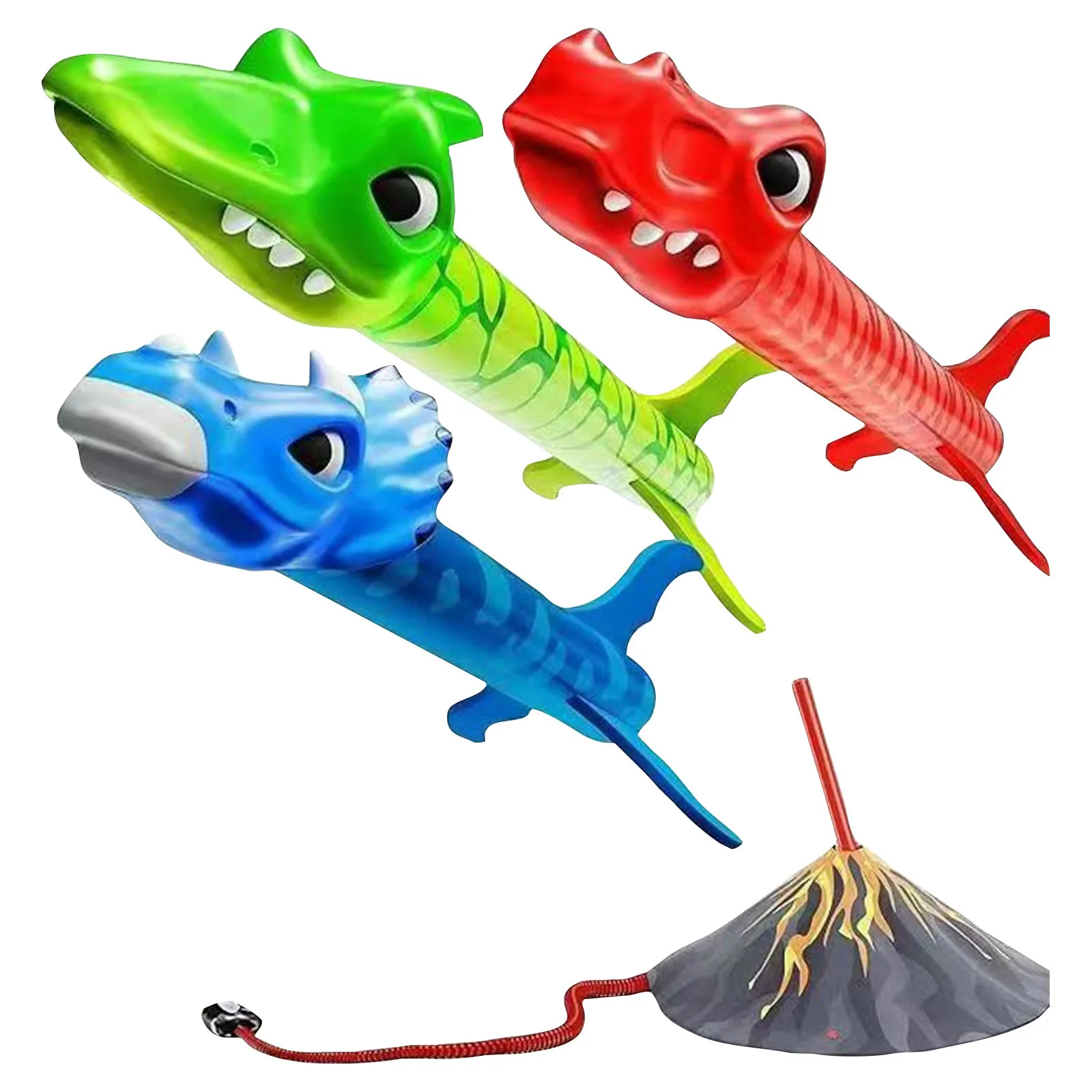 

Creative Children's Dinosaur Toy Rocket, Suitable For Outdoor Toys For Children Birthday Gifts, Summer Beach Pool Water Toys