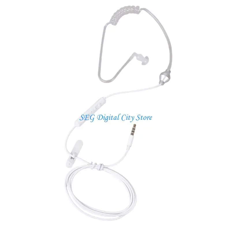 

U75B 1.25m Cable Flexible Tube Earphone Microphone And Control For Electronics