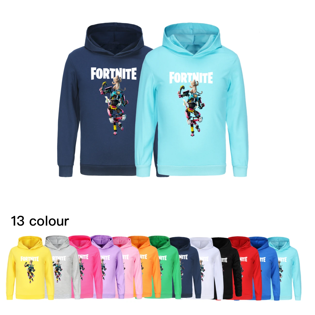 Fortnite Hoodie Kids Autumn Long Sleeve Coats Baby Girls Casual Clothes Teen Boys Hooded Sweatshirts Children Clothing506