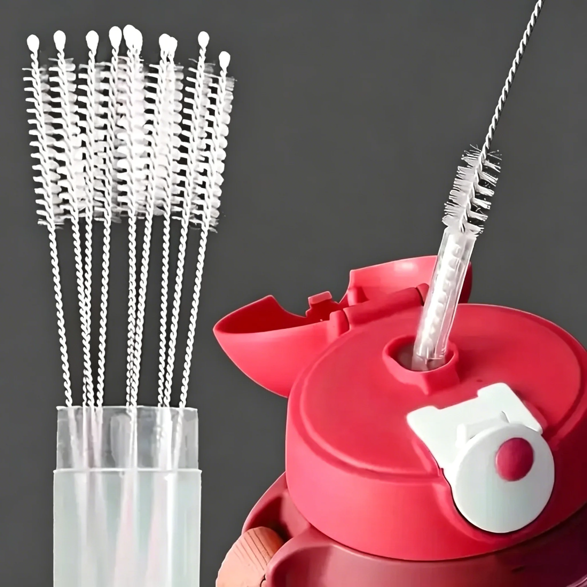 60/20 Piece Set of Stainless Steel Cleaning Brushes, Reusable Kitchen Tools for Home Use, Suitable for Cleaning Glassware, Metal Straws, and Non-Electric Cleaning Tasks, Halloween and Christmas Gifts