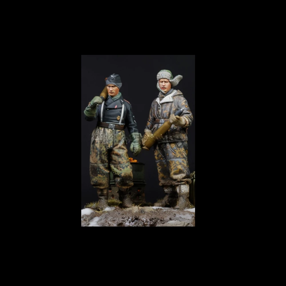 1:35 Modellbausatz aus Kunstharz, Panther Crew Set (2 Figuren)